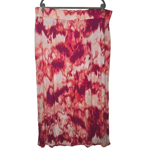 a.n.a Rococo Rose Maxi Skirt 2X NWT - Picture 1 of 5